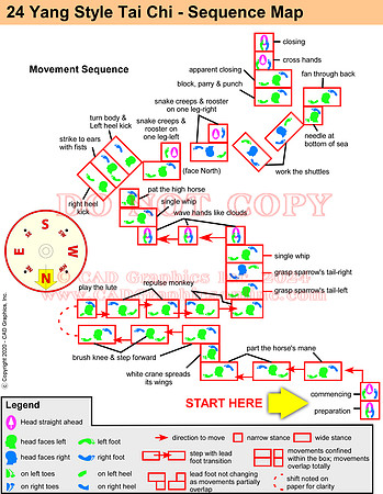 24 Yang style-sequence map