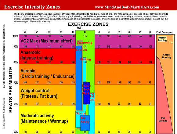 Exercise Intensity Zones