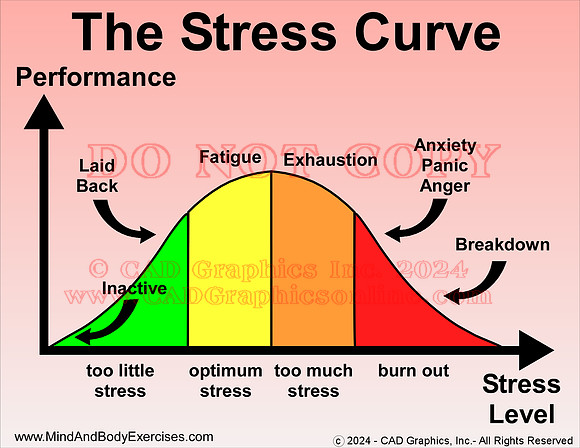 the stress curve
